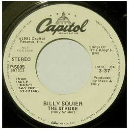 BILLY SQUIER - THE STROKE | 7'' SINGLE VINILO USADO