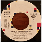 GAVIN CHRISTOPHER - ONE STEP CLOSER TO YOU | 7'' SINGLE VINILO USADO