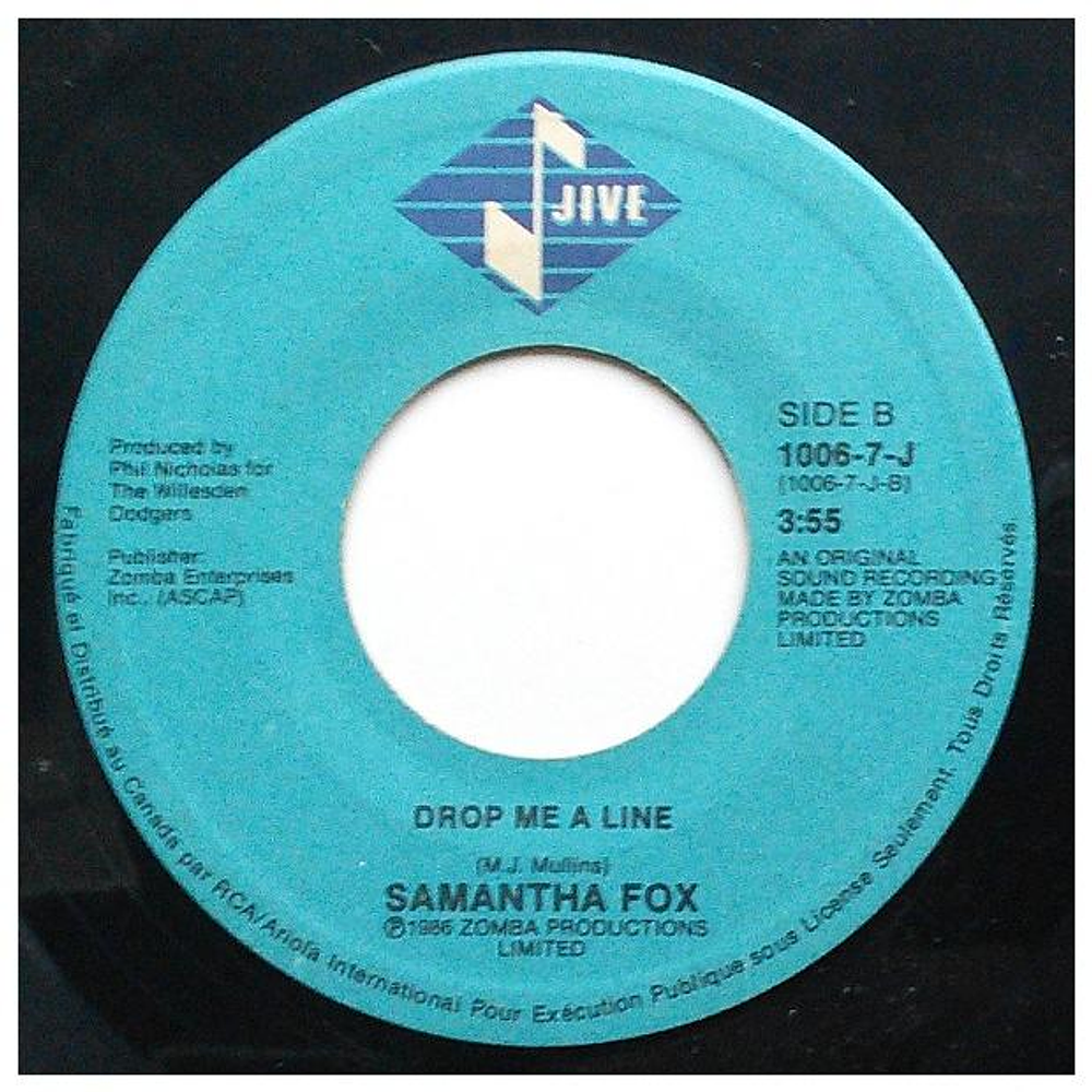 SAMANTHA FOX - TOUCH ME (I WANT YOUR BODY) | 7'' SINGLE VINILO USADO