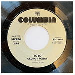 TOTO - 99/GEORGY PORKY | 7'' SINGLE VINILO USADO
