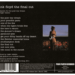PINK FLOYD - THE FINAL CUT (DVERSION) | CD
