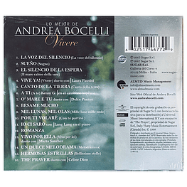 ANDREA BOCELLI  - VIVERE: LO MEJOR (EDICION  ESPAÑOL) | CD