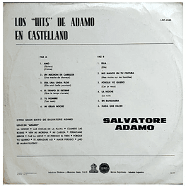 SALVATORE ADAMO - LOS HITS DE ADAMO (EN CASTELLANO) | VINILO USADO