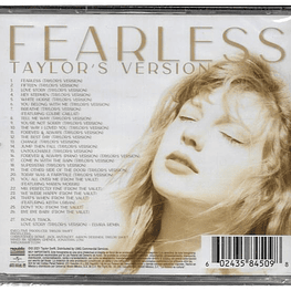 TAYLOR SWIFT - FEARLESS (TAYLOR'S VERSION) (2CD) | CD