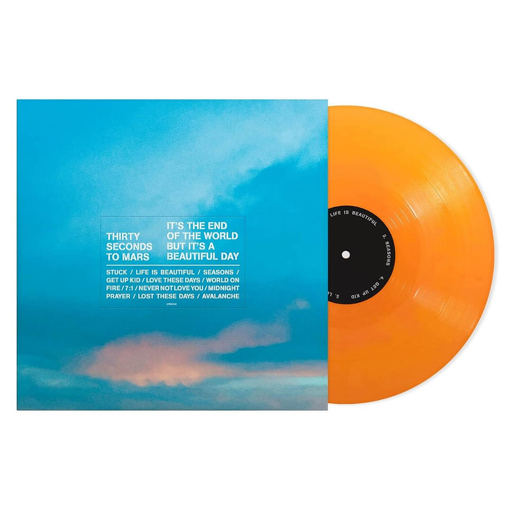 30 SECONDS TO MARS - IT'S THE END OF THE WORLD BUT IT'S A BEAUTIFUL DAY (ORANGE VINYL) | VINILO