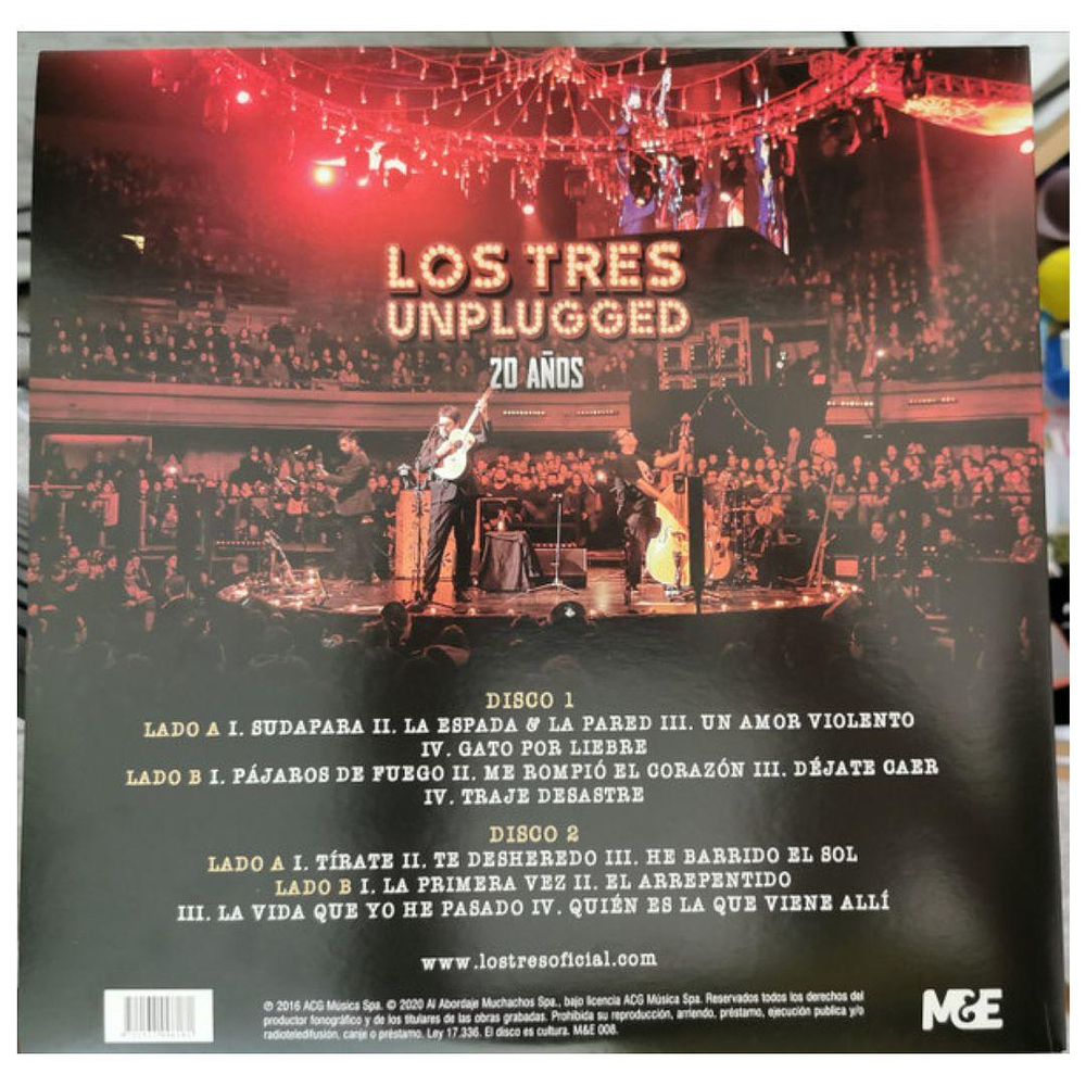 LOS TRES - UNPLUGGED 20 AÑOS (2LP) | VINILO   