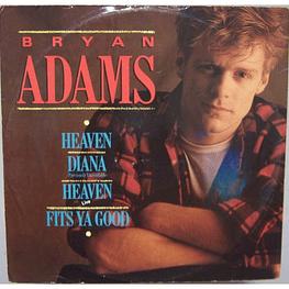 BRYAN ADAMS  - HEAVEN | 12'' MAXI SINGLE VINILO USADO