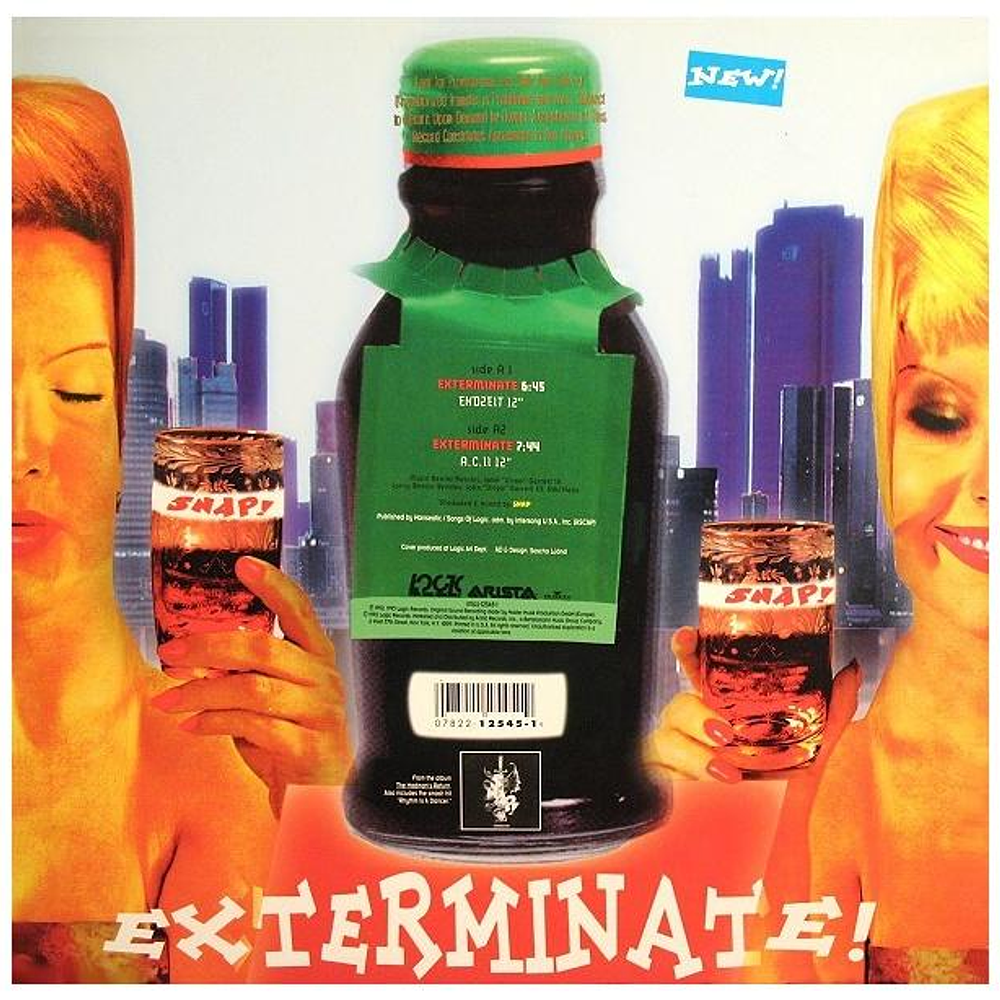 SNAP - EXTERMINATE! | 12'' MAXI SINGLE USADO