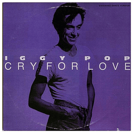 IGGY POP - CRY FOR LOVE | 12'' MAXI SINGLE USADO