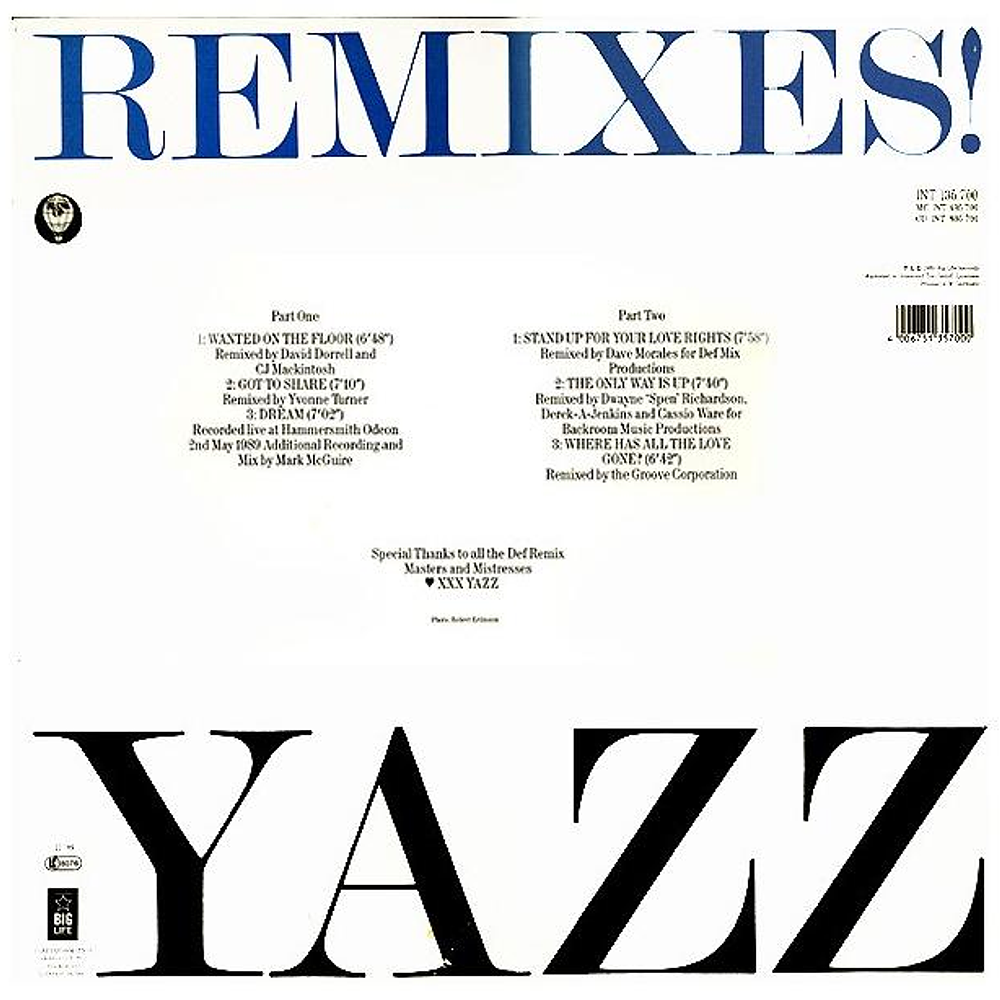 YAZZ - THE WANTED REMIXES | VINILO USADO