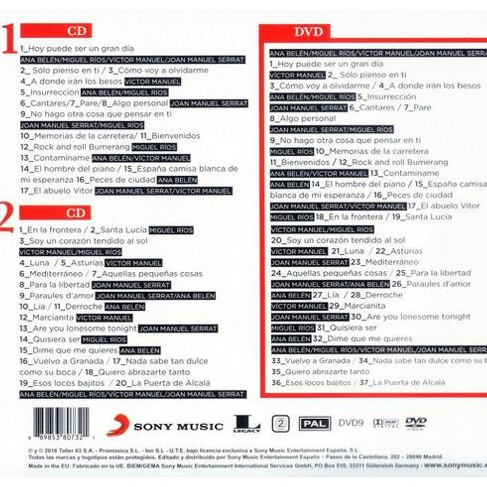 EL GUSTO ES NUESTRO - VARIOS (2CD+DVD) | CD