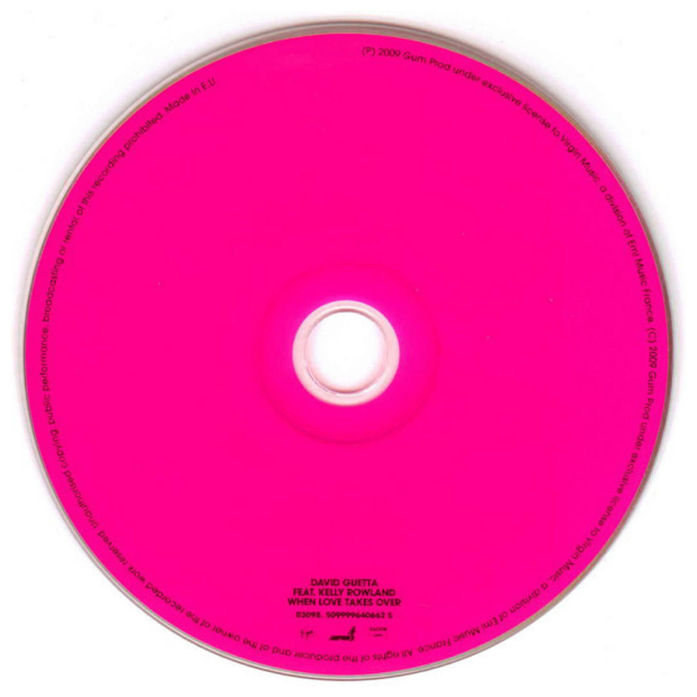 DAVID GUETTA FT. KELLY ROWLAND - WHEN LOVE TAKES OVER | CD SINGLE USADO