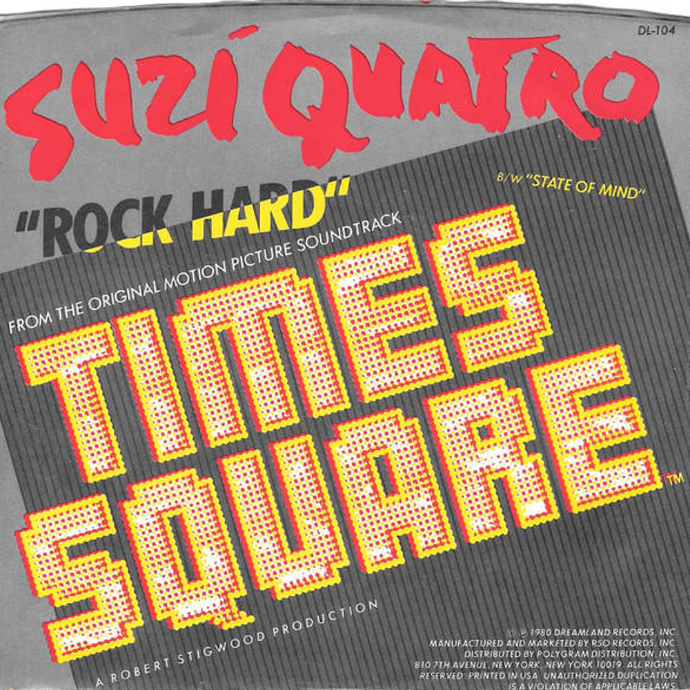 SUZI QUATRO - ROCK HARD | 7'' SINGLE VINILO USADO