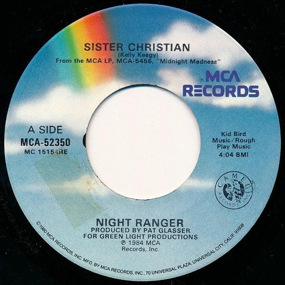 NIGHT RANGER - SISTER CHRISTIAN | 7'' SINGLE VINILO USADO