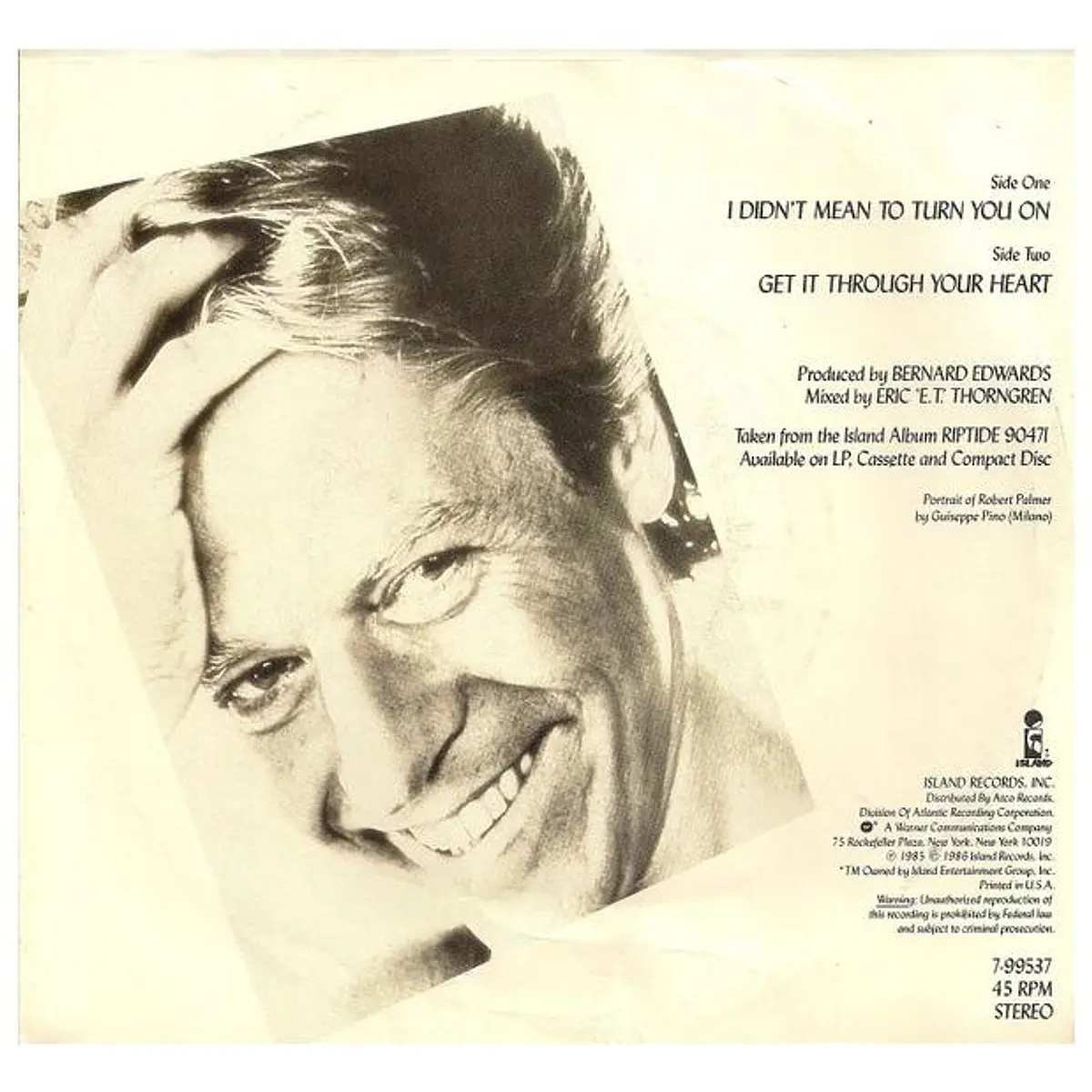 Robert palmer i didn t mean to turn you on 7 single 