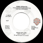 DIRE STRAITS - WALK OF LIFE | 7'' SINGLE VINILO USADO