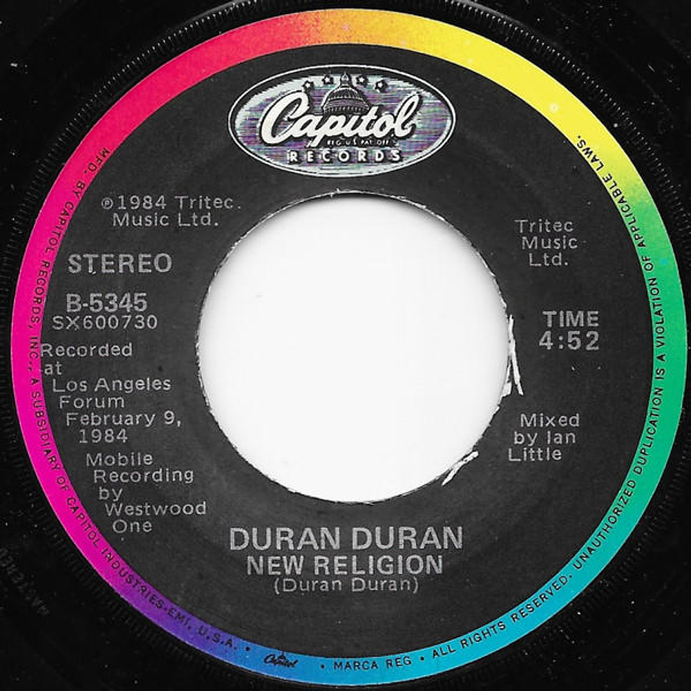 DURAN DURAN - THE REFLEX (LTD EDITION POSTER SLEEVE) | 7'' SINGLE VINILO USADO