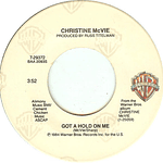 CHRISTINE MCVIE - GOT A HOLD ON ME | 7'' SINGLE VINILO USADO