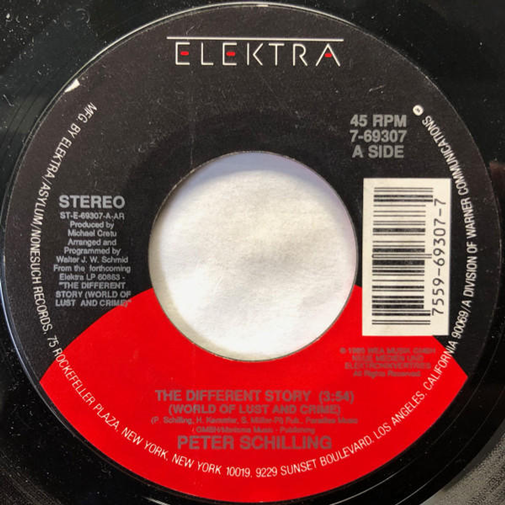 PETER SCHILLING - THE DIFFERENT STORY | 7'' SINGLE VINILO USADO