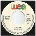HOWARD JONES - WHAT IS LOVE | 7'' SINGLE VINILO USADO