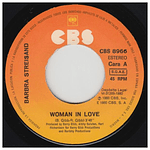 BARBRA STREISAND - WOMAN IN LOVE | 7'' SINGLE VINILO USADO