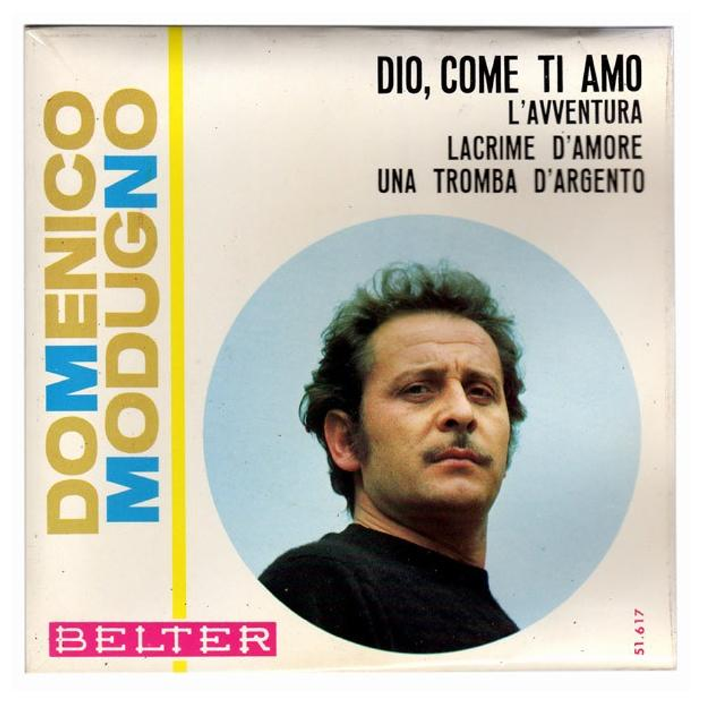 DOMENICO MODUGNO - DIO, COME TI AMO | 7'' SINGLE VINILO USADO