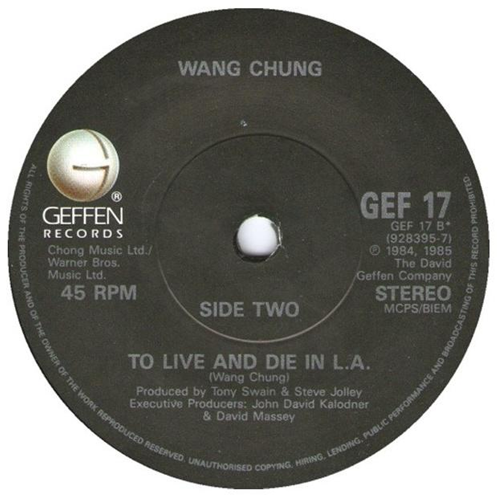 WANG CHUNG - LET'S GO | 7'' SINGLE VINILO USADO