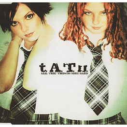 T.A.T.U. - ALL THE THINGS SHE SAID | CD SINGLE USADO