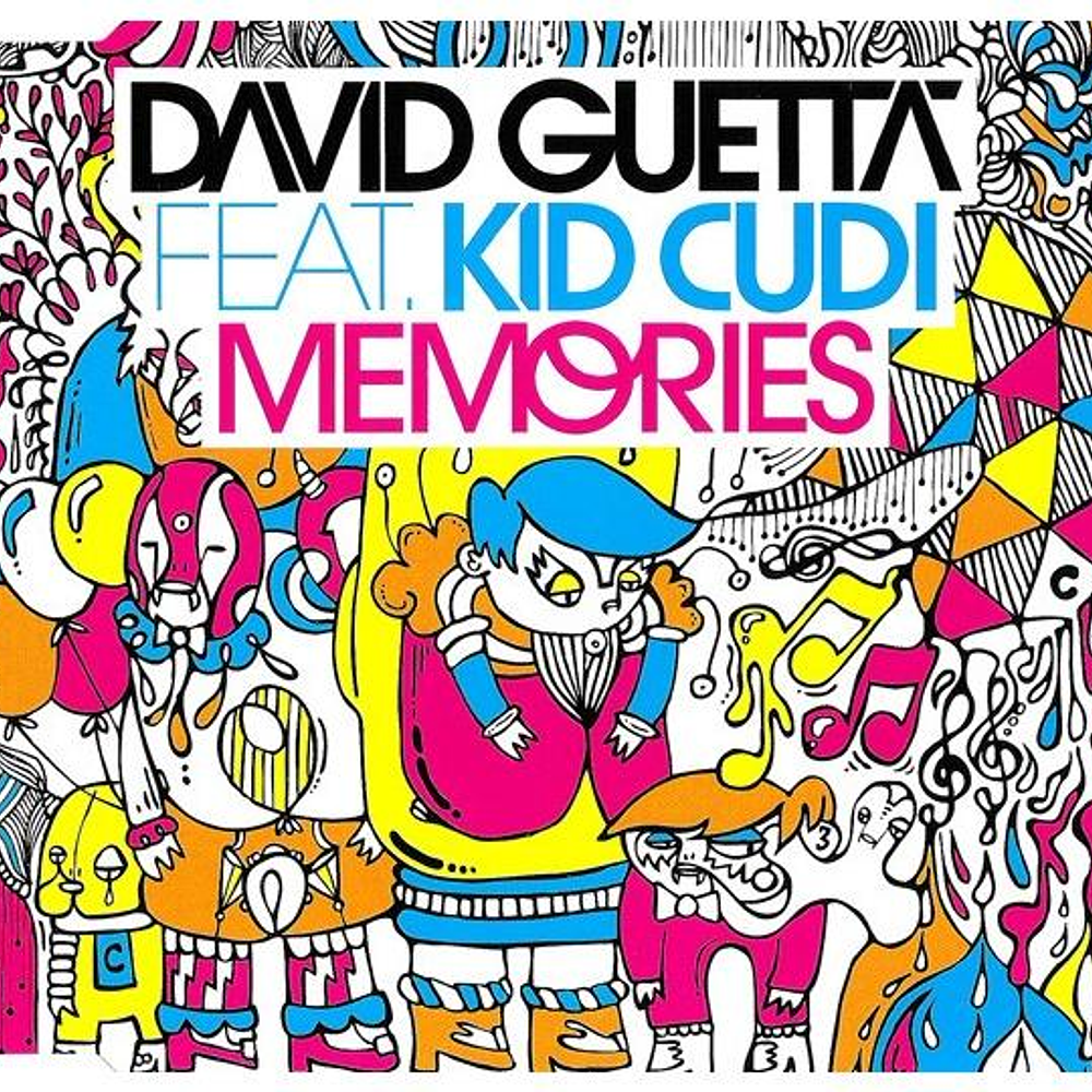 DAVID GUETTA feat. KID CUDI - MEMORIES | CD SINGLE USADO