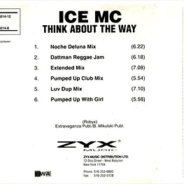 ICE MC - THINK ABOUT THE WAY | CD SINGLE USADO