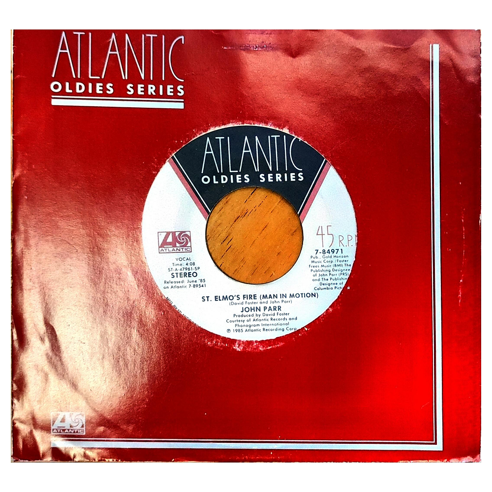 JOHN PARR - ST. ELMO'S FIRE | 7'' SINGLE VINILO USADO