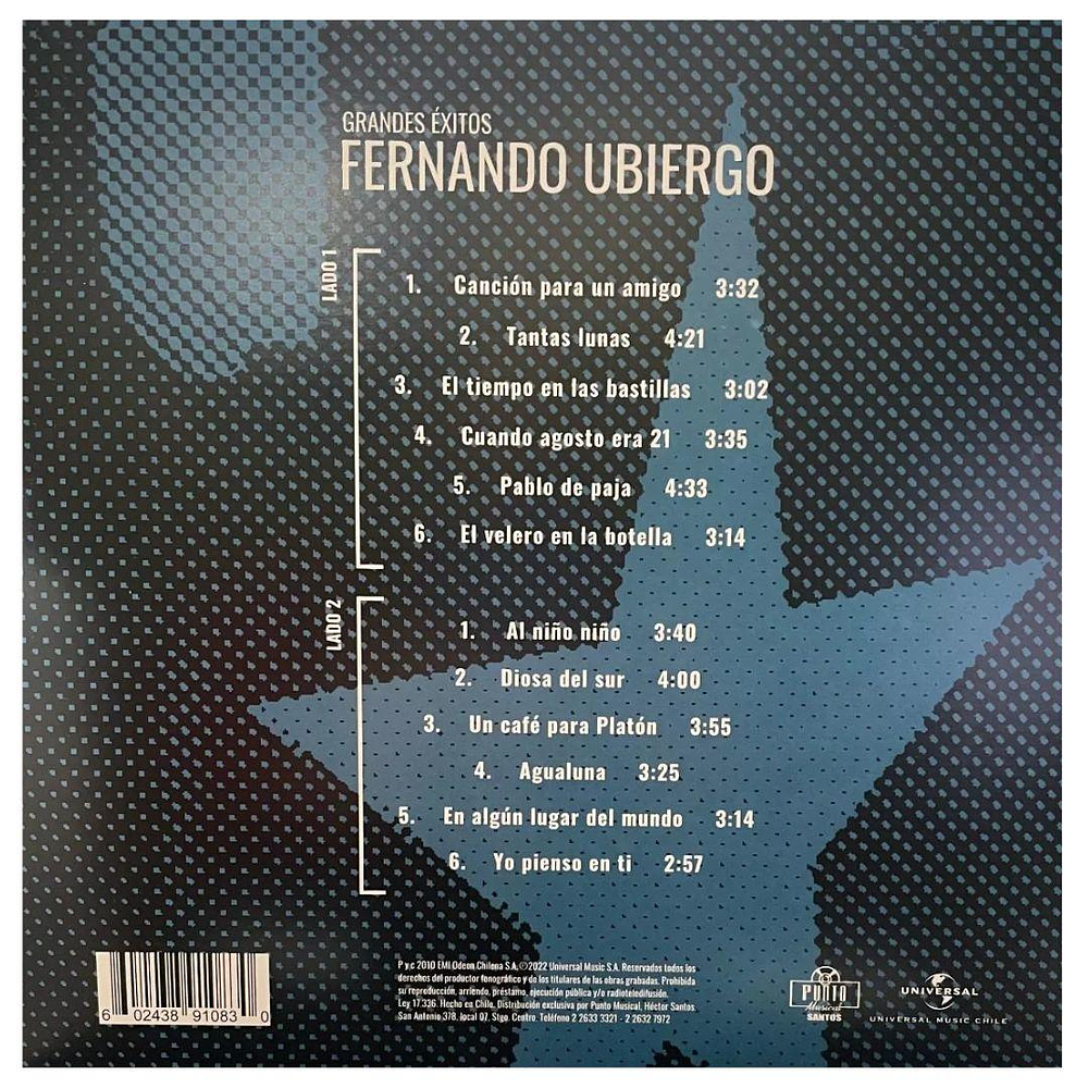 FERNANDO UBIERGO - GRANDES EXITOS | VINILO ABIERTO