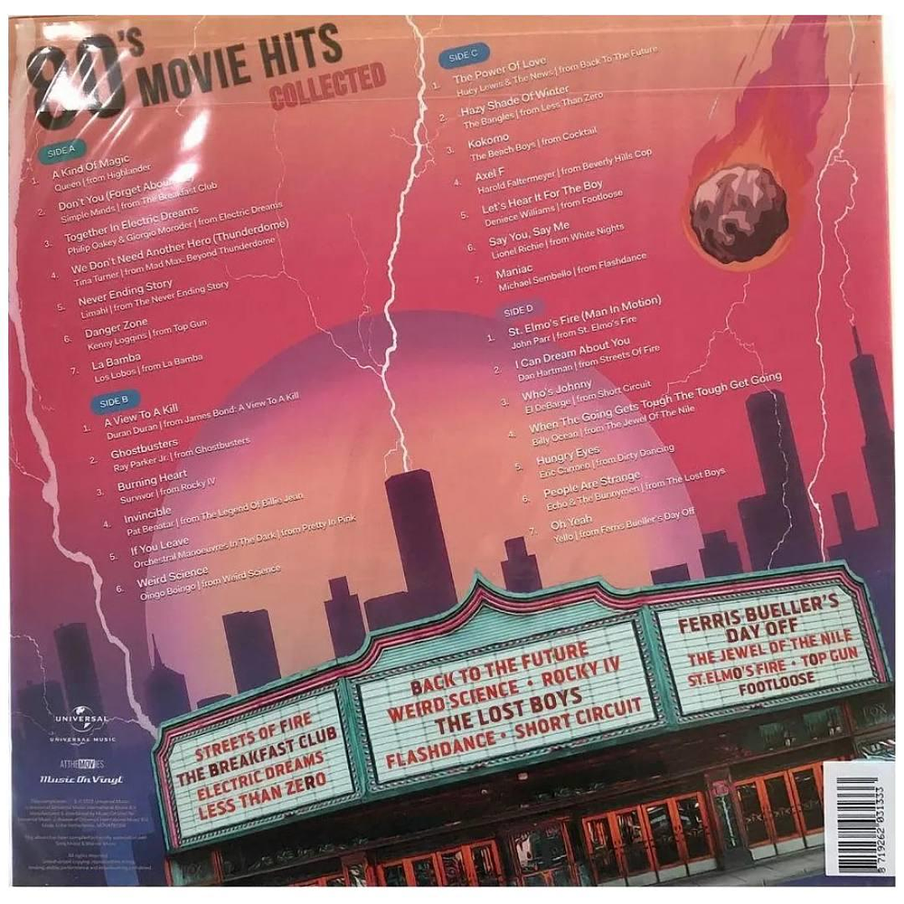 80'S MOVIE HITS - COLLECTED (2LP) (BLUE & GOLD VINYL) | VINILO