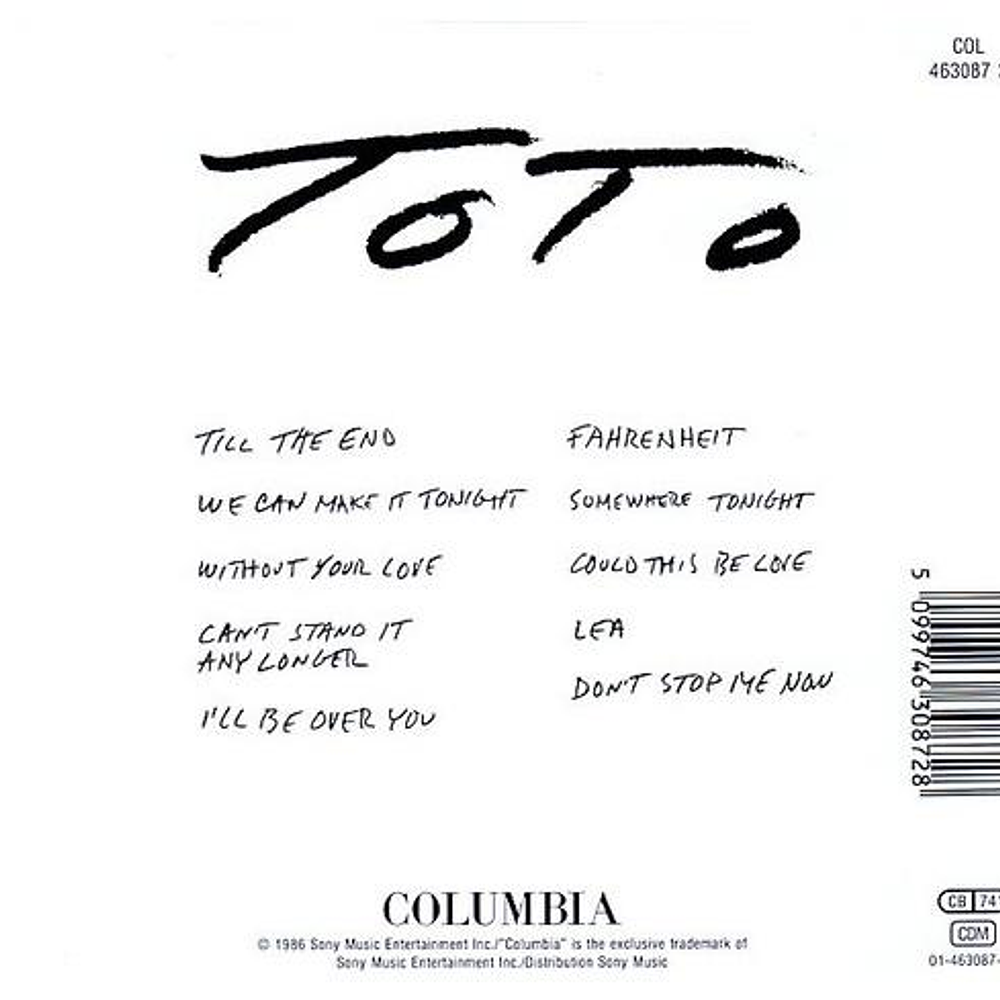 TOTO - FAHRENHEIT | CD