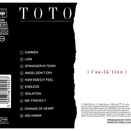 TOTO - ISOLATION | CD
