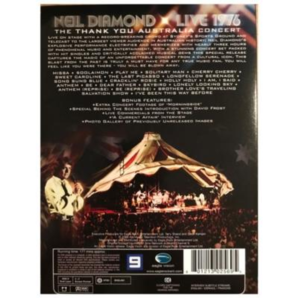 NEIL DIAMOND - LIVE 1976 | DVD