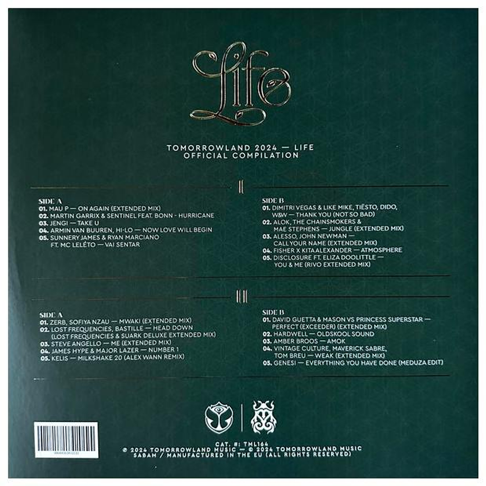 TOMORROWLAND 2024 - LIFE (2LP) | VINILO