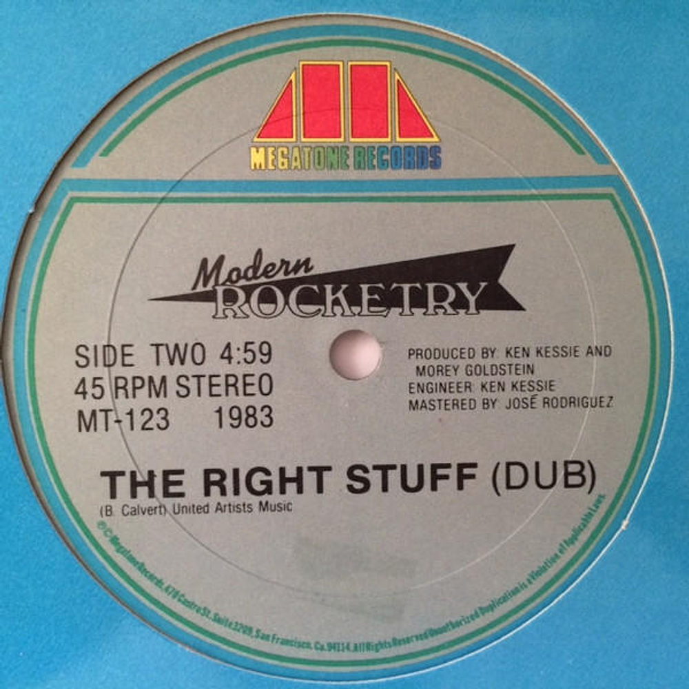 MODERN ROCKETRY - THE RIGHT STUFF | 12'' MAXI SINGLE USADO