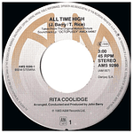 RITA COOLIDGE - ALL TIME HIGH | 7'' SINGLE VINILO USADO