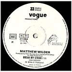 MATTHEW WILDER - BREAK MY STRIDE | 12'' MAXI SINGLE USADO