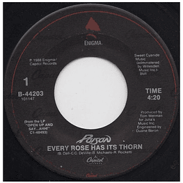 POISON - EVERY ROSE HAS IT'S THORN | 7'' SINGLE USADO