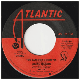 JULIAN LENNON - TOO LATE FOR GOODBYES | 7'' SINGLE USADO