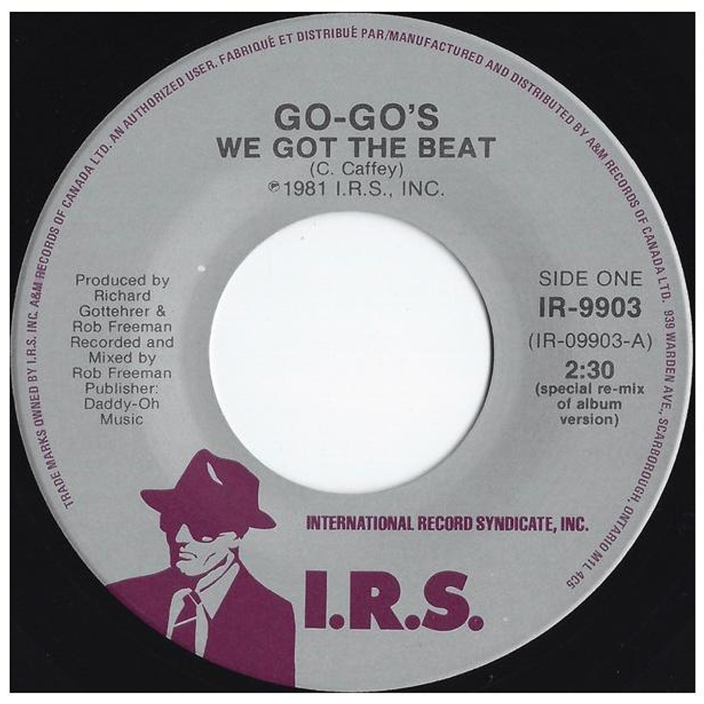 GO GO'S - WE GOT THE BEAT | 7'' SINGLE USADO