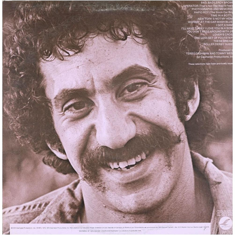 JIM CROCE - PHOTOGRAPHS & MEMORIES: HIS GREATEST HITS | VINILO