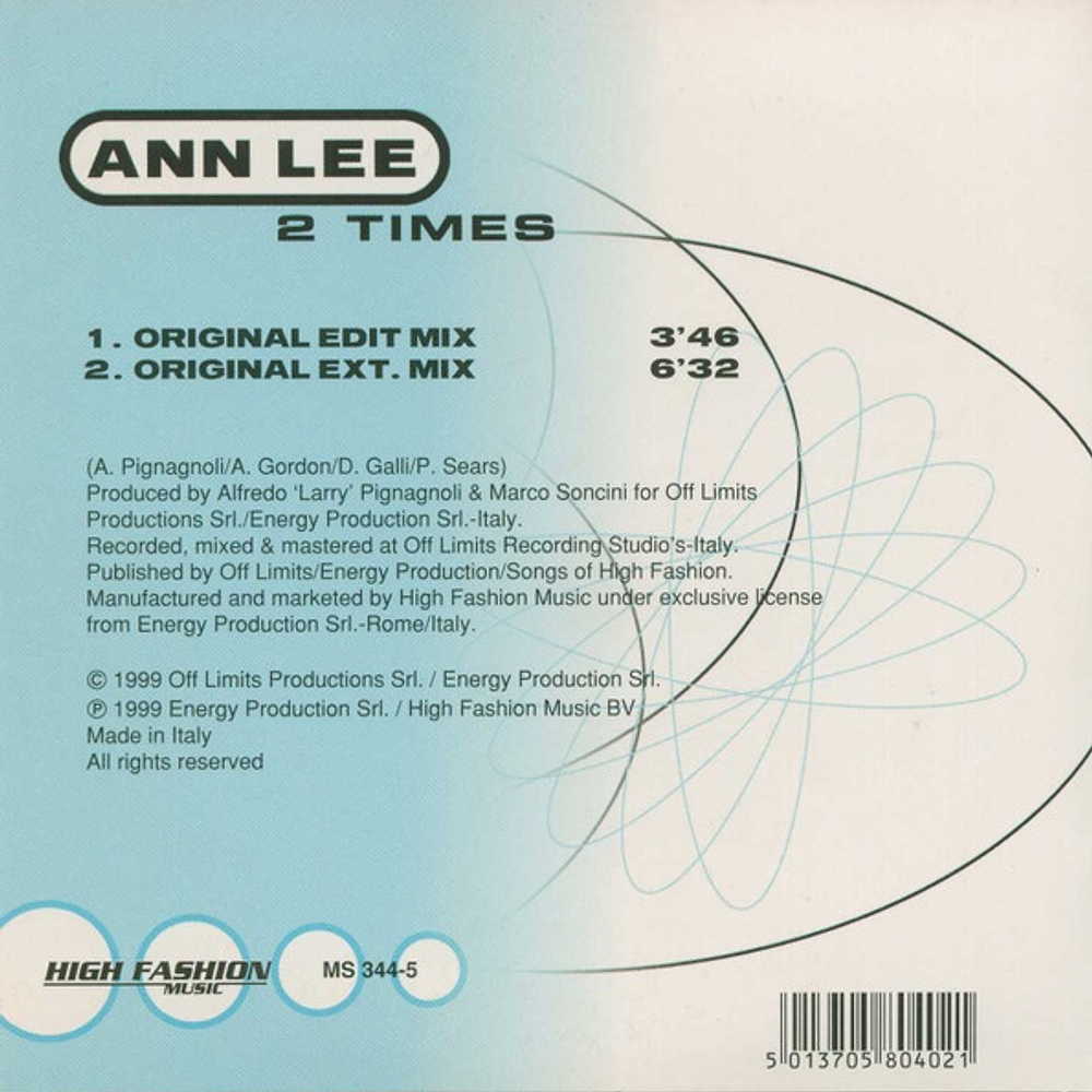 ANN LEE - 2 TIME | CD SINGLE USADO