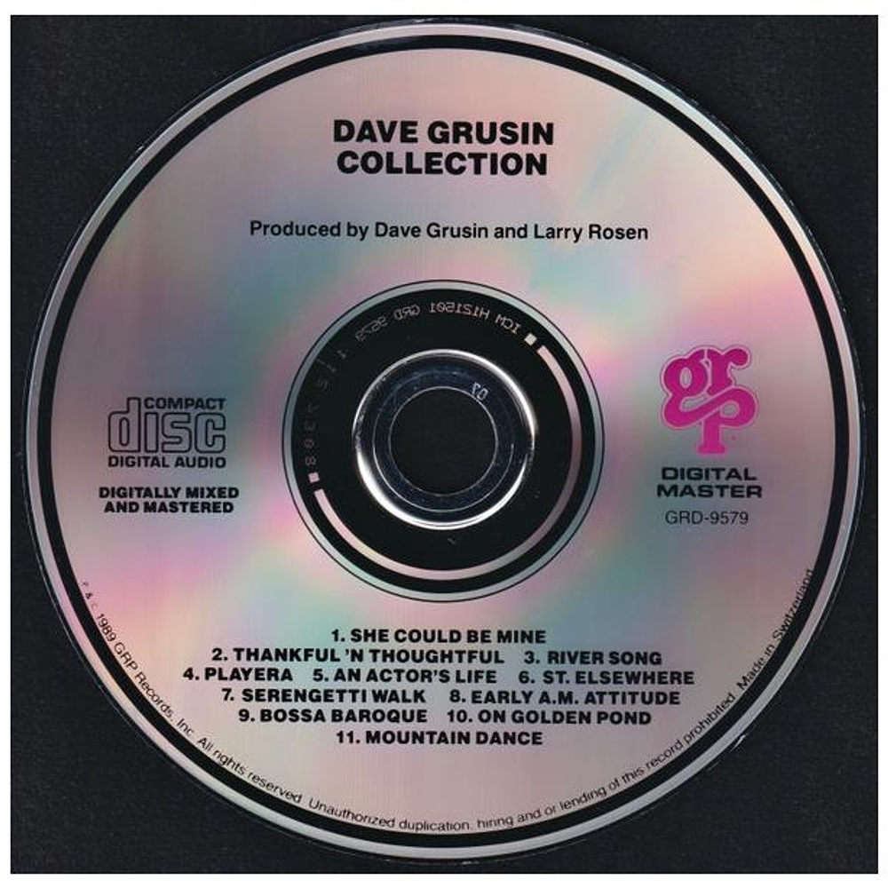 DAVE GRUSIN - COLLECTION | CD USADO