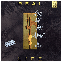 REAL LIFE - SEND ME AN ANGEL (RED VINYL) | 12" MAXI SINGLE VINILO USADO