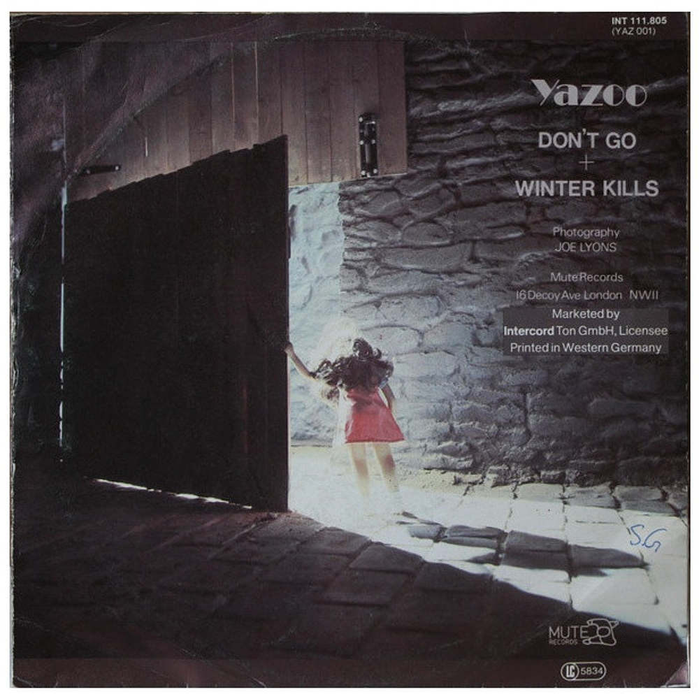 YAZOO - DON'T GO | 7" SINGLE USADO