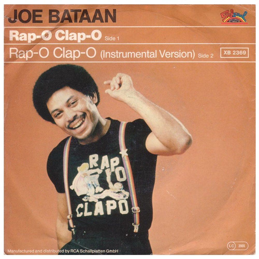 JOE BATAAN - RAP-O CLAP-O | 7" SINGLE USADO