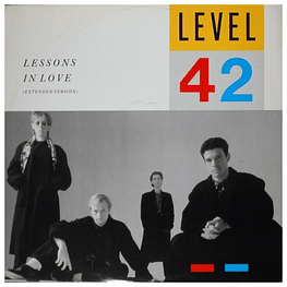 LEVEL 42  - LESSONS IN LOVE | 12" MAXI SINGLE VINILO USADO